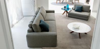 Joey sectional sofa with removable and versatile chaise longue