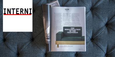 The sofa Meda in the magazine INTERNI