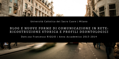 Blog furnishing and communication: the BertO study case in the thesis presented by Ms. Riggio