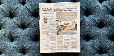 Interview to Filippo Berto Made in Meda newspaper Il Giorno