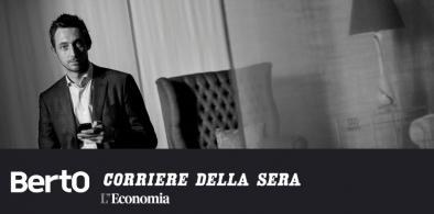 interview with Filippo Berto in the financial insert of Corriere Della Sera