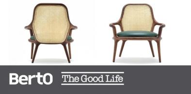 small patti armchair with vienna straw by berto in the good life italia