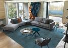 Room furnished with Time Break- BertO modular sofa horseshoe-shaped version 