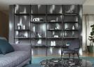 Time Break modular sofa with armchair, coffee tables and bookcase - BertO