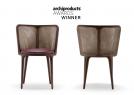 Chairs in Vienna straw and Canaletto walnut Cherie - BertO