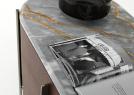 Designer chest of drawers with Deep Gray marble top 315 - BertO