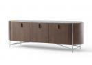 Hilly modern wooden sideboard - dimensions - W210 x D55 x H70 cm