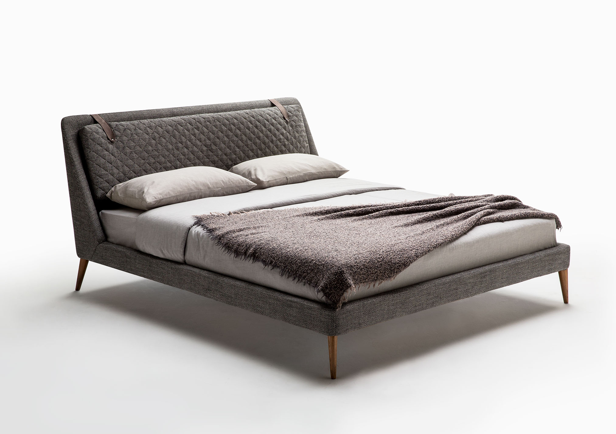 Chelsea Modern Bed With High Feet Berto Salotti