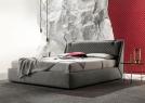Chelsea upholstered bed with custom made storage  - BertO Salotti