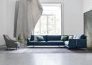 Dee Dee corner sofa with fabric upholstery with two end elements cm L.337 x P.247 x H.81 - BertO